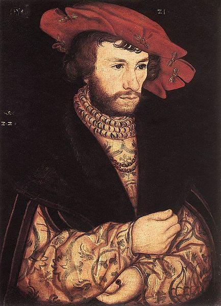 Lucas Cranach Portrait of a Young Man Germany oil painting art